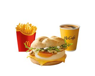 McZestaw Pszenna Kajzerka Jajko i Pieczarki