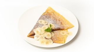 Блинчик с нутеллой и бананом