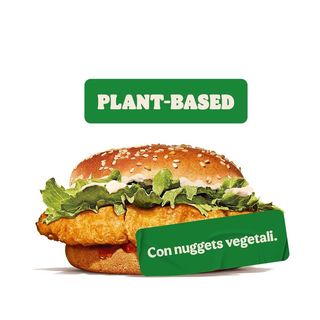Nugget burger - Gustalo Plant Based - solo panino