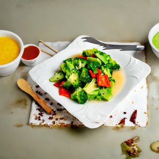 Брокколи жареные