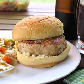 Chicken Cordon Bleu Burger