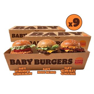 Promo Glovo Baby Burger x9