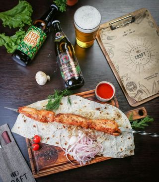 Шашлык из куриной грудки