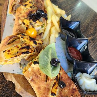 Baguette farcie cordon bleu