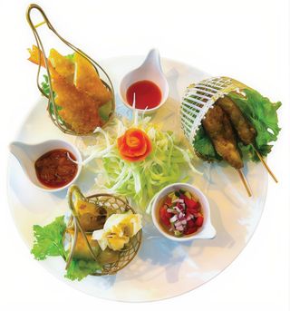 Bangkok Plate -mix de entradas quentes