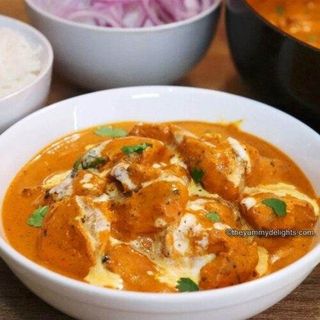 Pollo con mantequilla 