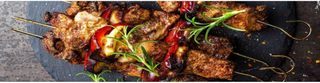 Brochettes De Viande Variées