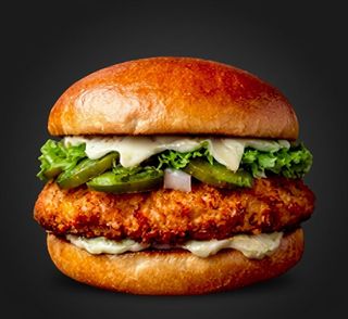 Mayo Chicken Strip Burger