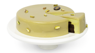 Tort Pistacjowy Z Musem Pomarańczowo-Limonkowym