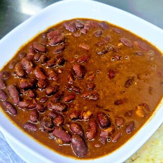 Porción de frijoles