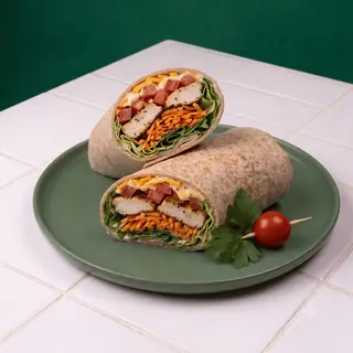 Grilled chicken wrap
