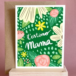 Tarjeta "T'estimo Mama"