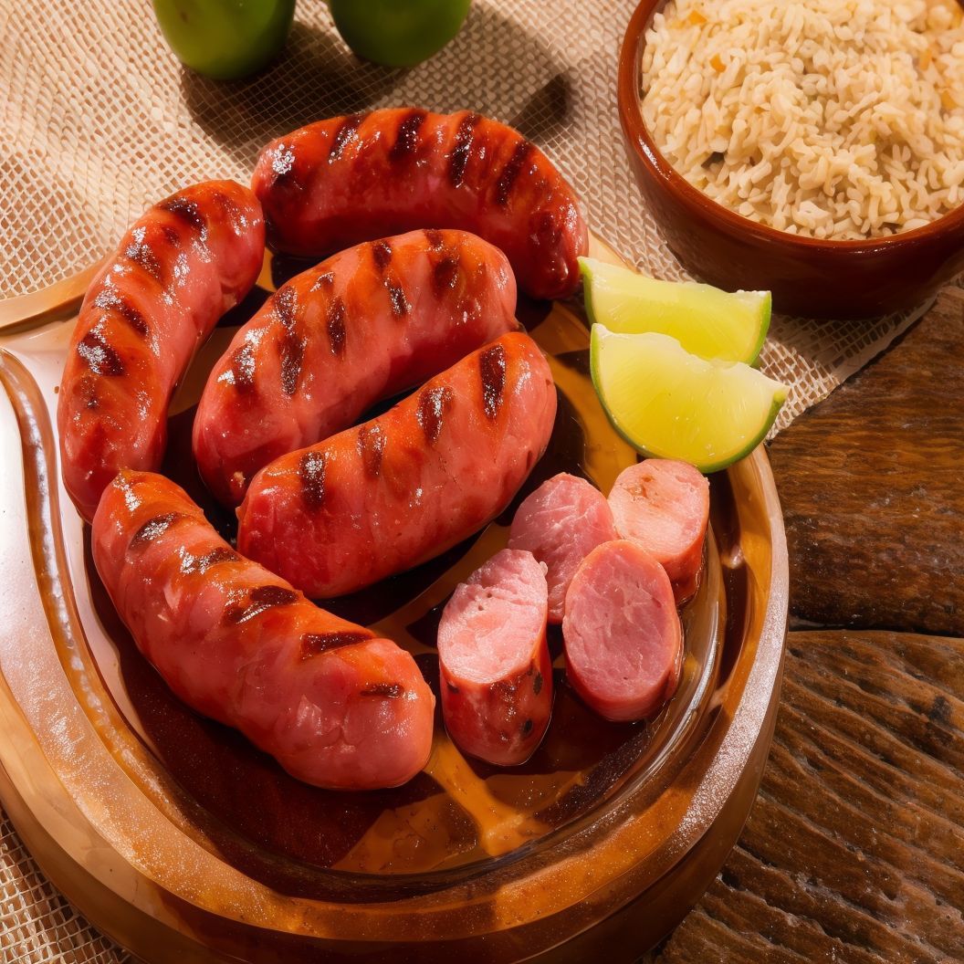Montadito De Salchichas Con Bacón