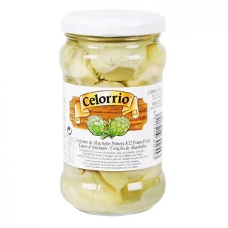 Corazones De Alcachofa 8/12 Celorrio Tarro 165 Gr. Peso Neto 290 Gr.
