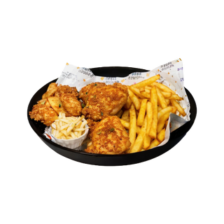 Frango Frito de Soja e Alho