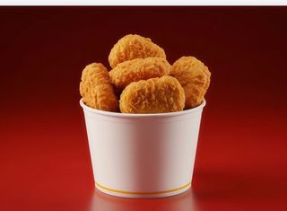 Ración de nuggets de pollo (6 uds.)
