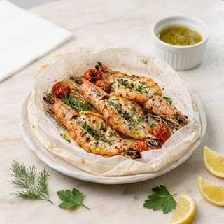 Langostinos A La Parrilla