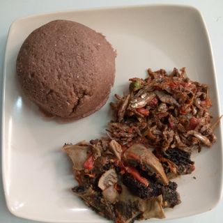 Omena+Matumbo+Brown ugali.