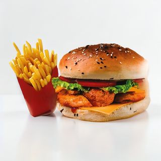 2 Chicken tikka burger