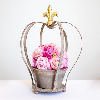 Coroa São Rosas Média Cor de Rosa