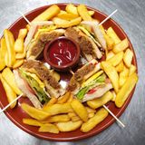 Sándwich De Lomo Adobado