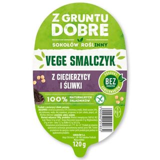 Sokołów Wege Smalczyk Z Ciecierzycy I Śliwki 120 G