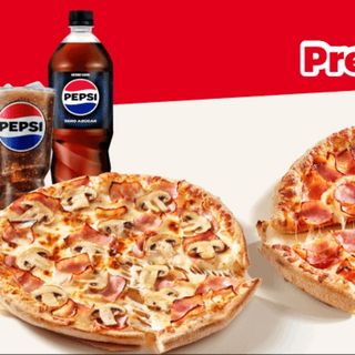 Menú De 2 Pizzas Pequeñas 26cm