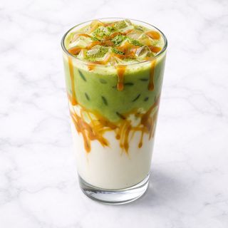 Iced Caramel Matcha