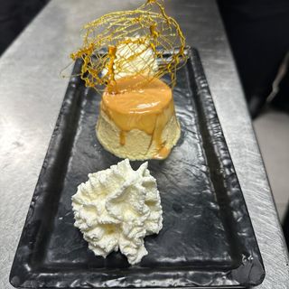 Flan de dulce de leche casero 