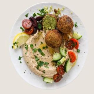 Hummus de falafel
