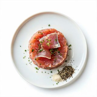 Tartare di tonno al naturale - condimento a parte