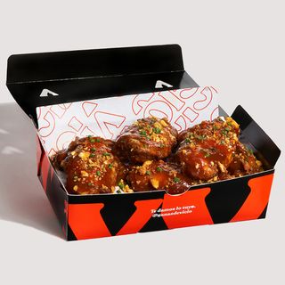 Alitas BBQ a baja temperatura