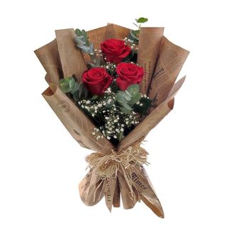 Buket 3 crvene ruže