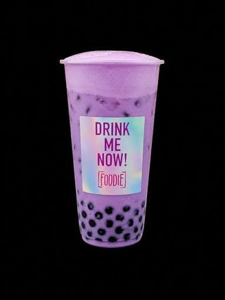 ICED UBE VANILLA LATTE BUBBLE TEA