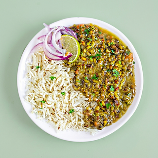 Ndengu za Nazi with Coconut Rice
