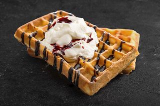 Vafers cu cremă de plombir