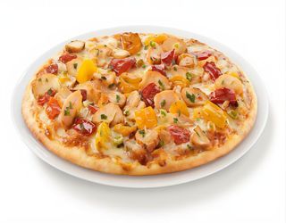 Pizza de pollo con verduras (28 cm.)