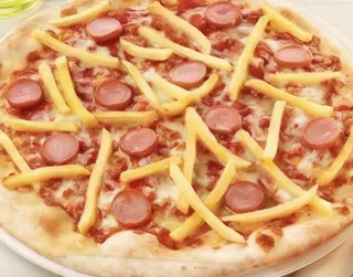 Patate e würstel al taglio