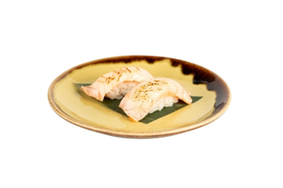 Nigiri Salmon Flambe'