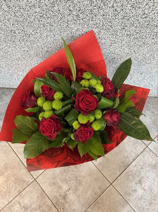 Bukiet z 7 czerwonych róż