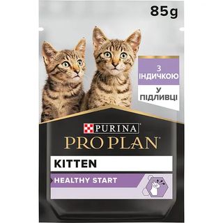 ProPlan Kitten з індичкою в підливці, 85 гр