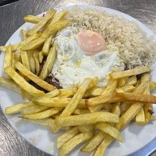 Prego de Vitela no prato 