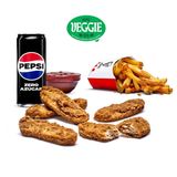 Menú 5 Tiras Veggie para 1