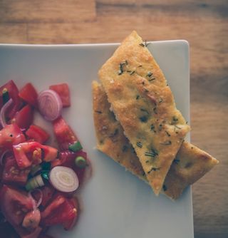 Focaccia cu parmezan