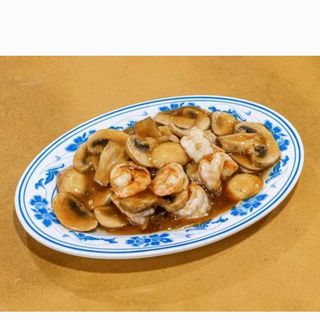 73. Gambas Con Champiñones