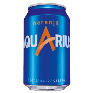 Aquarius Naranja lata 330ml.