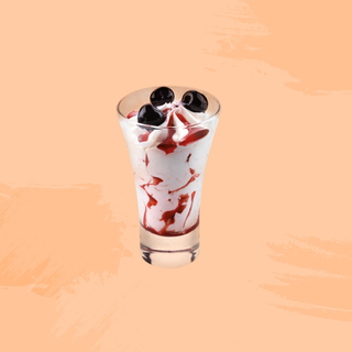 Coppa fior di latte e amarena