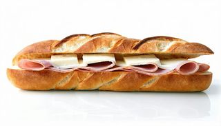 Panino cotto e mozzarella