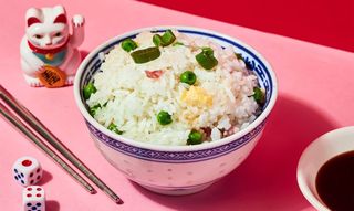 Arroz frito tres delicias 三鲜炒饭