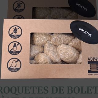 Estuche 10 Croquetas Boletus sin gluten 